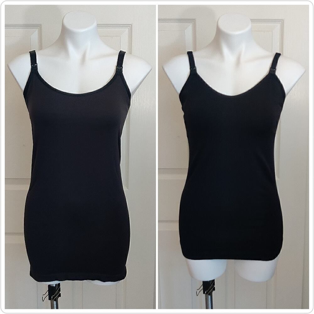 Pair of Bravado seamless classic nursing cami sz M